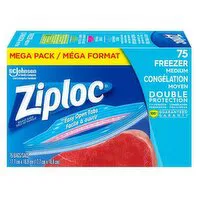 Ziploc - Freezer Bags Medium, Mega Pack