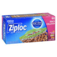 Ziploc - Easy Open Tabs Snack Bags, 90 Each