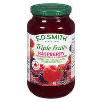 E.D. Smith - Triple Fruits Jam - Raspberry w/ Straw & Blkbrry