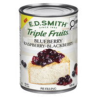 E.D. SMITH - Triple Fruit Blueberry Raspberry Blackberry Pie Filling, 540 Millilitre