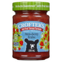 CROFTER'S ORGANIC - Crofters Organic J/F Strawberry Spread, 235 Millilitre