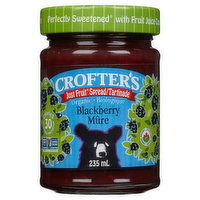 CROFTER'S ORGANIC - Just Fruits Blackberry Spread, 235 Millilitre