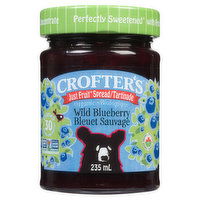 CROFTER'S ORGANIC - Just Fruit Spread Blueberry, 235 Millilitre