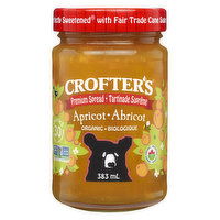 CROFTER'S ORGANIC - Premium Spread Apricot, 383 Millilitre