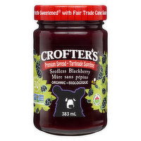 CROFTER'S ORGANIC - Premium Spread Blackberry, 383 Millilitre