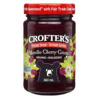 CROFTER'S ORGANIC - Premium Spread Morello Cherry, 383 Millilitre