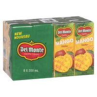 Del Monte - Mango Nectar Juice, 200 mL, 8 Each