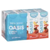 Oasis Hydrafruit - Peach Juice Boxes