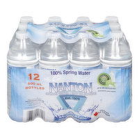 Nanton Nutraceuticals - Natural Spring Water, 12 Each