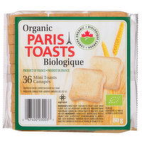 Paris Toasts - Mini Organic, 36 Each