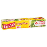 Glad - ClingWrap, Clear Food Wrap 90m