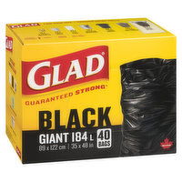 Glad - Garbage Bags - Giant, 40 Each