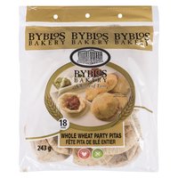 Byblos Bakery - Whole Wheat Party Pita, 243 Gram