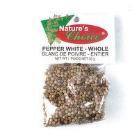 Nature's Choice - White Pepper - Whole, 42 Gram