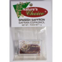 Nature's Choice - Bagged Spices Spanish Saffron, 1 Gram