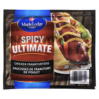 Maple Lodge Farms - Spicy Ultimate Chicken Frankfurters, 10 Each