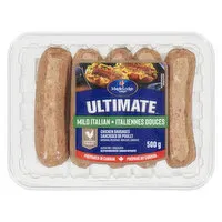 Maple Lodge Farms - Ultimate Mild Dinner Chicken Sausage, Previously Frozen, 500 Gram