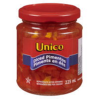 Unico - Peppers - Diced Pimentos, 225 Millilitre