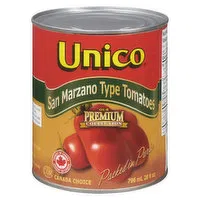 Unico - Whole San Marzano Type Tomatoes, 796 Millilitre