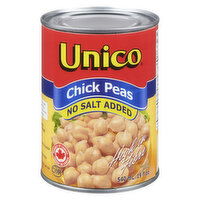 Unico - Chick Peas No Salt Added, 540 Millilitre