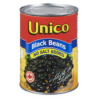 Unico - Black Beans No Salt Added, 540 Millilitre