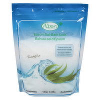 Alpen Secrets - Epsom Salt Bath Soak - Eucalyptus, 1.6 Kilogram