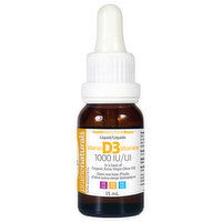 Prairie Naturals - Liquid Vitamin D3 Drops 1000 IU, 15 Millilitre