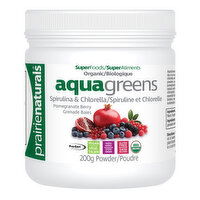 PRAIRIE ORGANIC - AQUA GREENS BERRY, 200 Gram