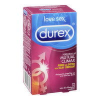 Durex - Performax Mutual Climax Condoms, 12 Each