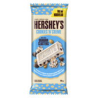 Hershey's - Chocolate Bar, Cookies 'N' Creme with Graham Clusters, 90 Gram