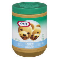 Kraft - Smooth Peanut Butter, Light, 2 kg Jar, 2 Kilogram