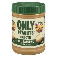 Kraft - Only Peanuts All Natural Smooth Peanut Butter