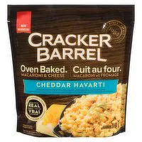 Cracker Barrel - Oven Baked Macaroni & Cheese - Cheddar Havarti, 349 Gram