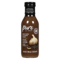 Pure J.L. Kraft - Black Garlic & Cracked Pepper Dressing, 355 Millilitre