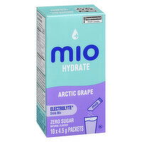 Mio - Grape Hydrate Powder, 10 Packets, 45 Gram