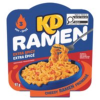 Kraft - KD Extra Spicy Cheesy Ramen Bowl, Extra Spicy, 97 Gram