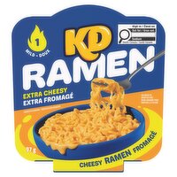 Kraft - KD Extra Cheesy Ramen Bowl, Mild, 97 Gram