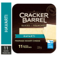 Cracker Barrel - Havarti Cheese Slices, 220 Gram