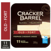 Cracker Barrel - Old White Cheddar Cheese Slices