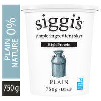 siggi's - Plain Skyr Yogurt 0%