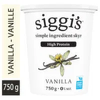 Siggis - Skyr Yogurt Vanilla, 750 Gram