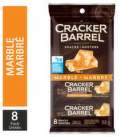 Cracker Barrel - Marble Cheddar Cheese Snacks, 8 Each