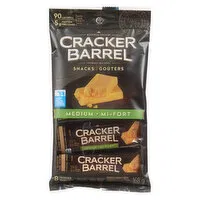 Cracker Barrel - Medium Cheddar Cheese Snacks, 8 Each