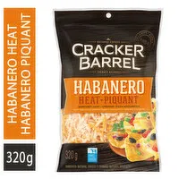 Cracker Barrel - Habanero Heat Shredded Cheese, 320 Gram