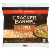 Cracker Barrel - Double Cheddar Shredded Cheese, 590 Gram