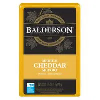 Balderson - Medium Coloured Cheddar, 280 Gram