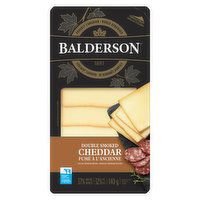 Balderson - Double Smoked Cheddar Cheese Slices, 140 Gram