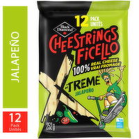 Black Diamond - Cheestrings Xtreme Jalapeno, 12 Each