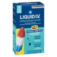 Liquid IV - Popsicle Firecracker Electrolyte Drink Mix, 6 Each