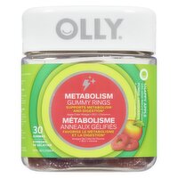 OLLY - Metabolism Gummy Ring Vitamins, 30 Each